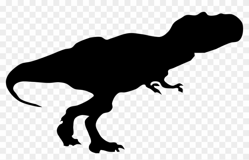 T Rex Dinosaur Silhouette Clipart #49859