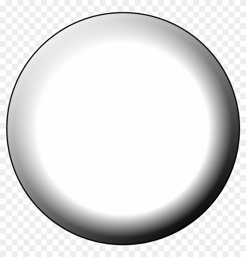 Image Free Sphere Oval Material Transprent Png Free - Button White Png Clipart