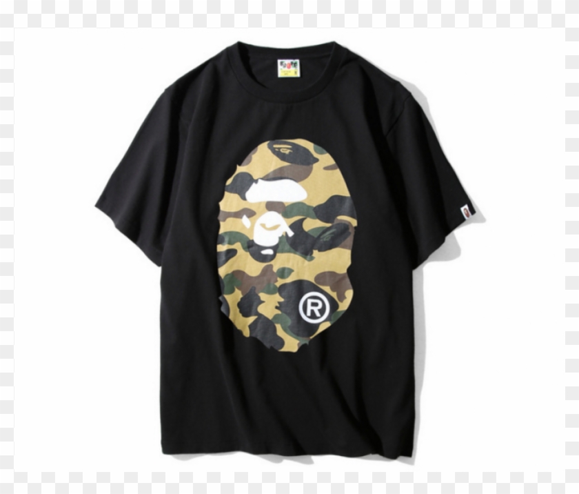 black and green bape shirt