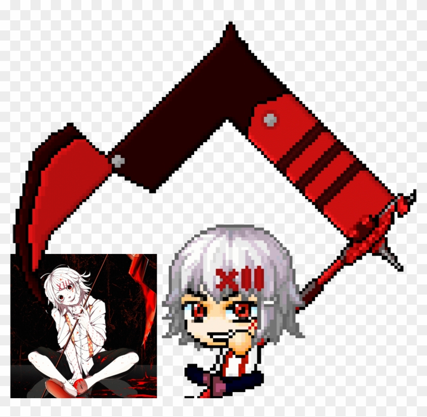 [ Img] - Tokyo Ghoul Pixel Art Clipart #49952