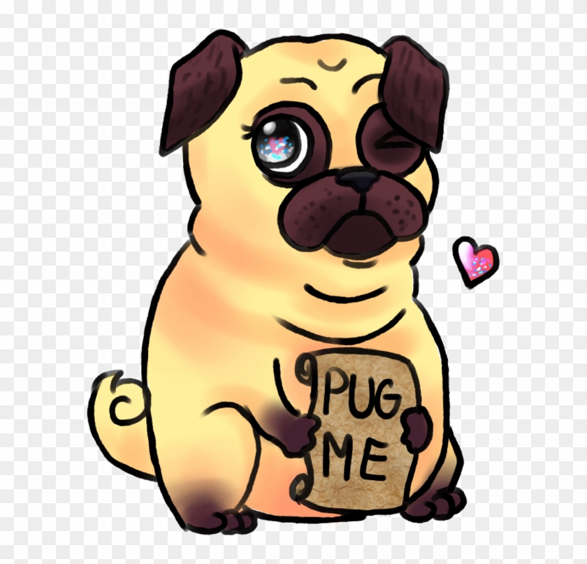 Pug Clipart Pug Puppy - Pewdiepie Maya No Eye - Png Download