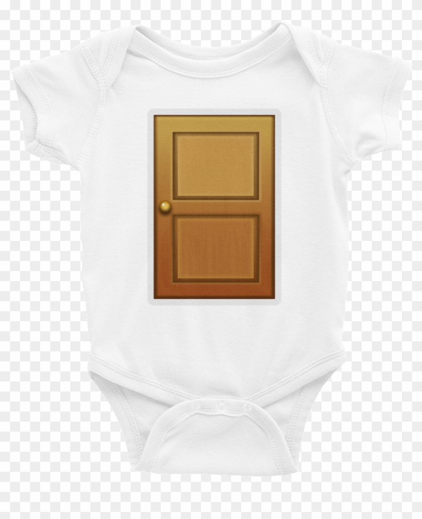 Emoji Baby Short Sleeve One Piece - Wood Clipart