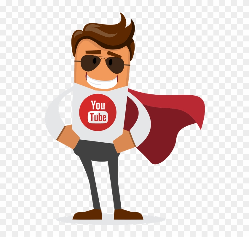 Buy Youtube Views - Superhombre Animado Clipart #400961