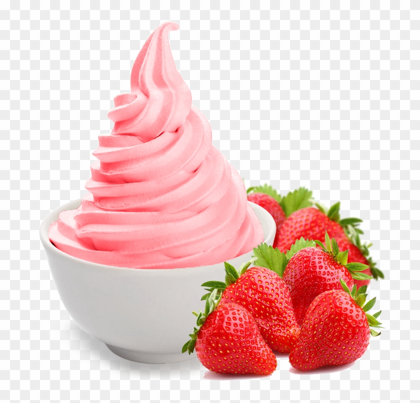 S - Strawberry Soft Serve Png Clipart
