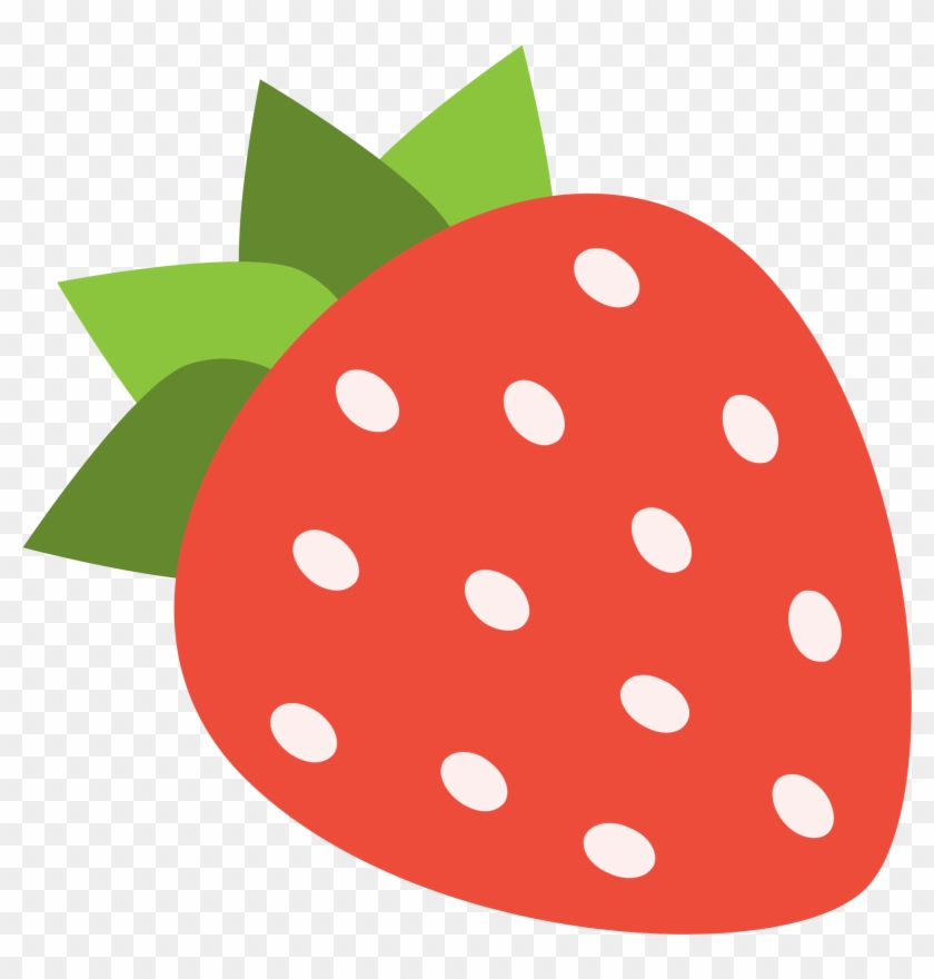 Open - Strawberry Emoticon Png Clipart
