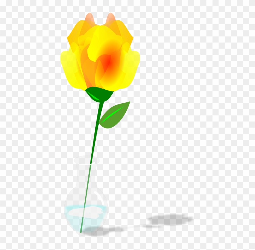 Yellow Flower Petal Pink White - Flor Amarela Clipart - Png Download