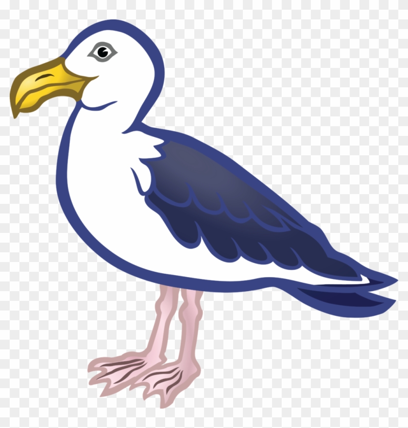 Seagull Clipart - Seagull Drawing Clip Art - Png Download