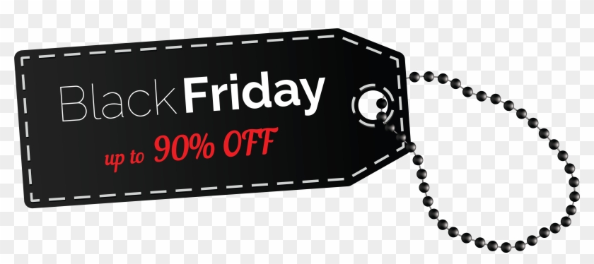 Banner Black And White Download Clipart Black Friday - Black Friday Tag Png Transparent Png #402023
