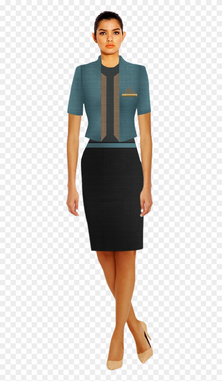 Png Receptionist Pluspng - Person Standing Front Png Clipart #402057