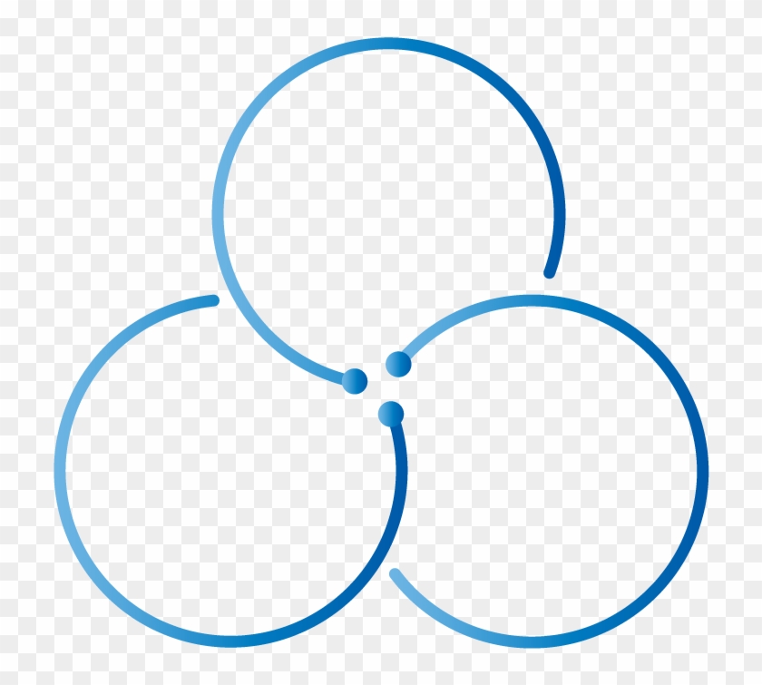 Blue-circles - Circle Clipart #402220