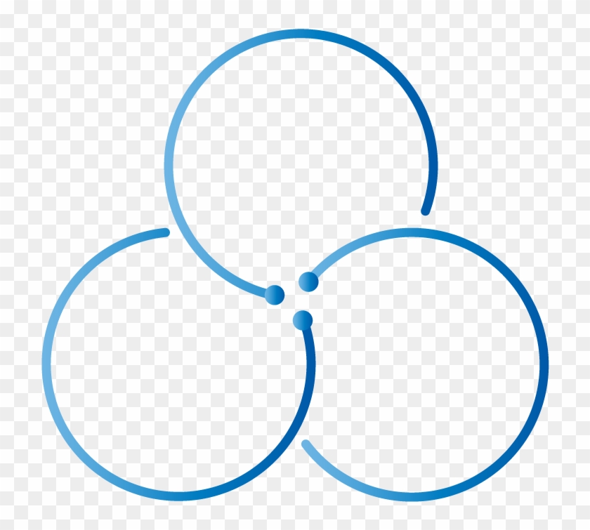 Blue-circles - Circle Clipart