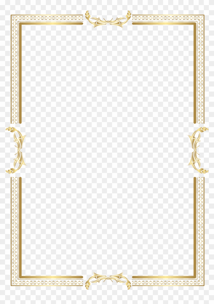 Frame Png Clip Art Gallery Yopriceville View - Transparent Background Gold Design Border #402386