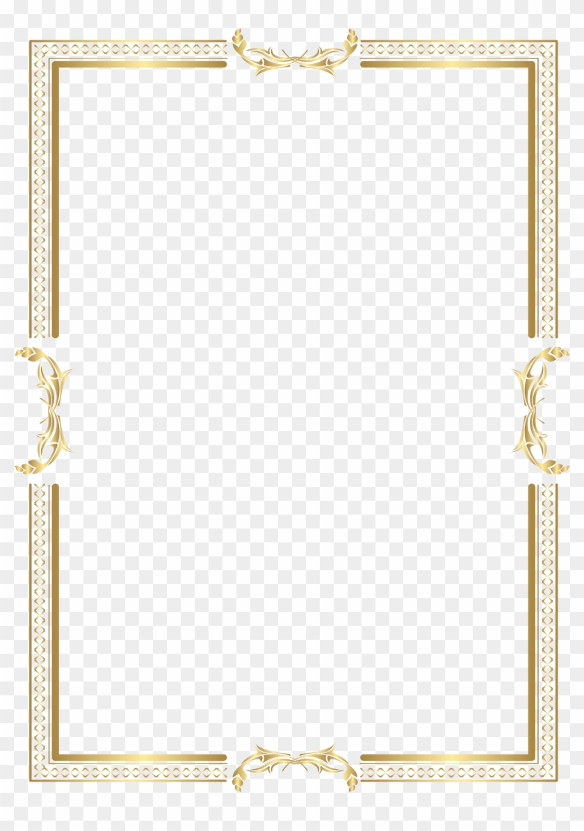 Frame Png Clip Art Gallery Yopriceville View - Transparent Background Gold Design Border
