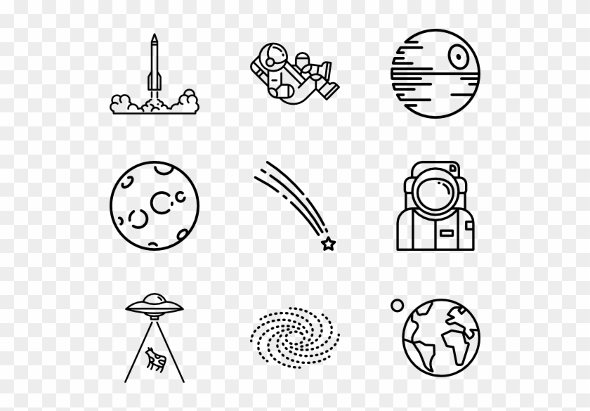 600 X 564 4 - Space Icon Png Clipart