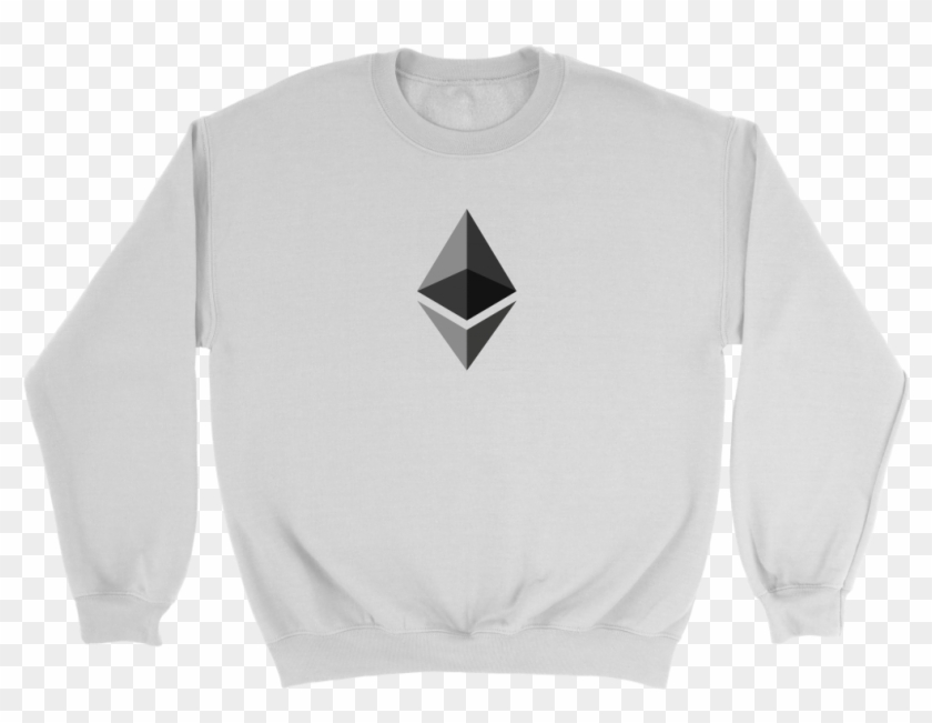 Ethereum Logo Sweatshirt - Shirt Clipart #402610