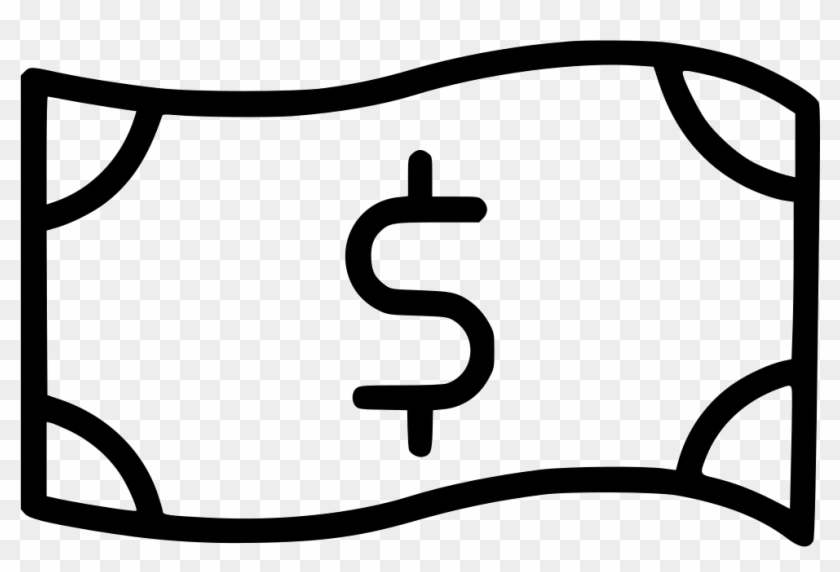 Dollar Sign Cash Bill Svg Png Icon Free Download - Icon Clipart #402679