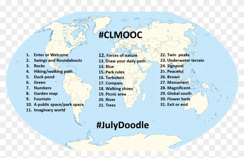 Welcome To Clmooc Summer 2018 - Earth Clipart
