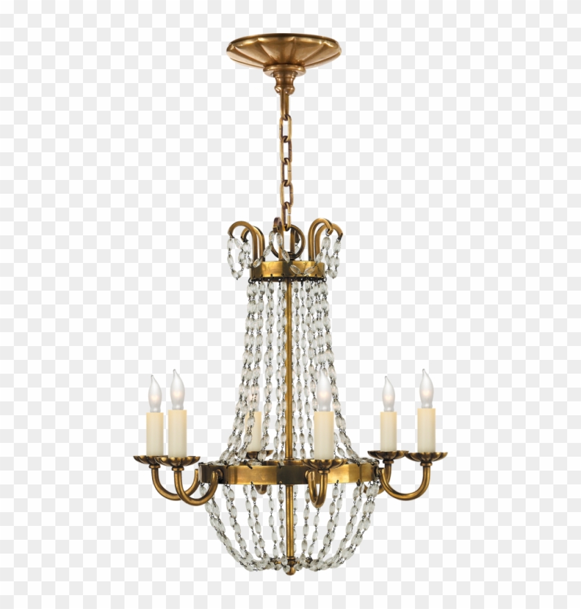Petite Paris Flea Market Chandelier In Antique-b - Chandelier Clipart #402777