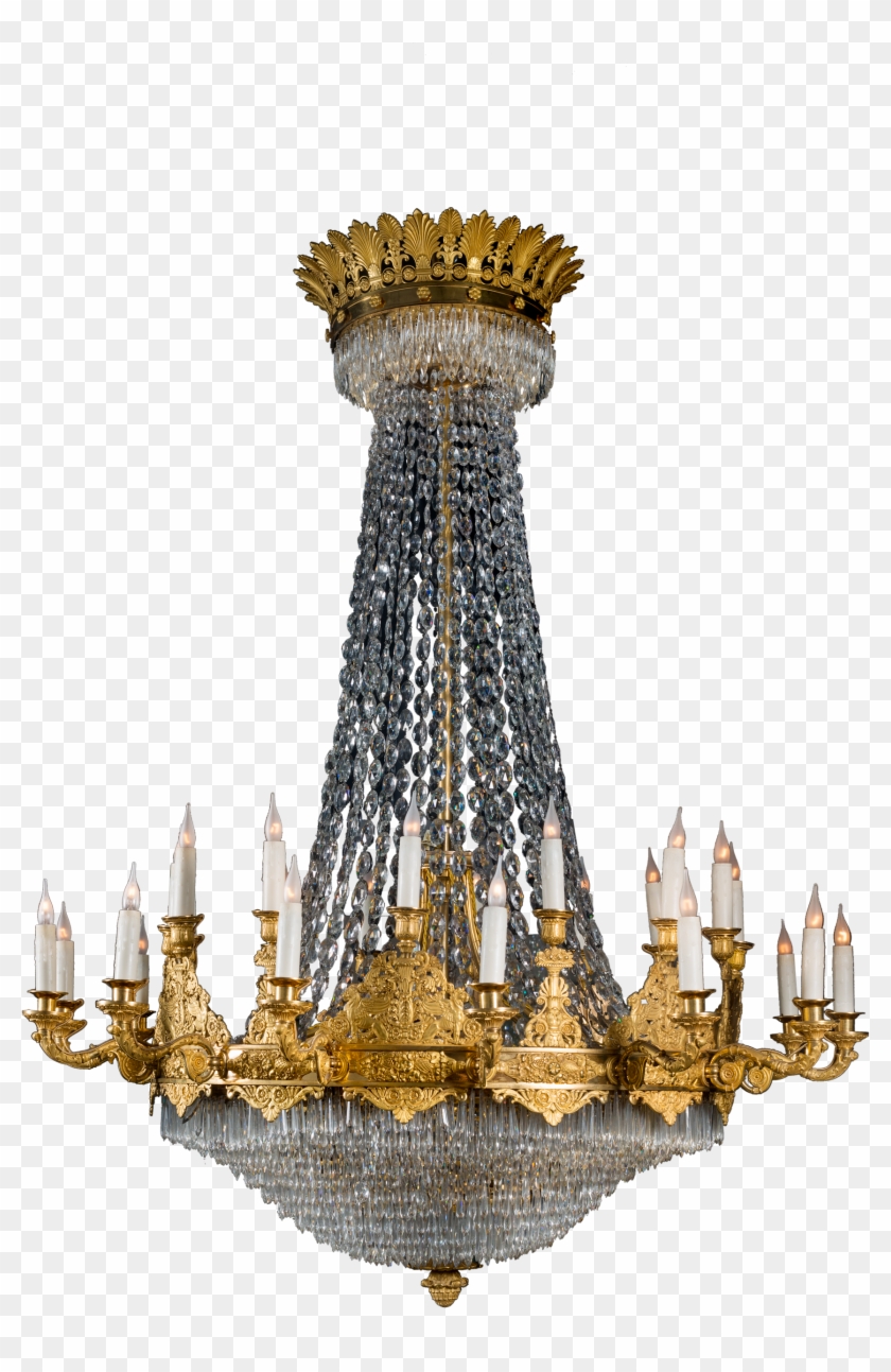 Magnificent Empire Chandelier, Empire Period - Chandelier Clipart