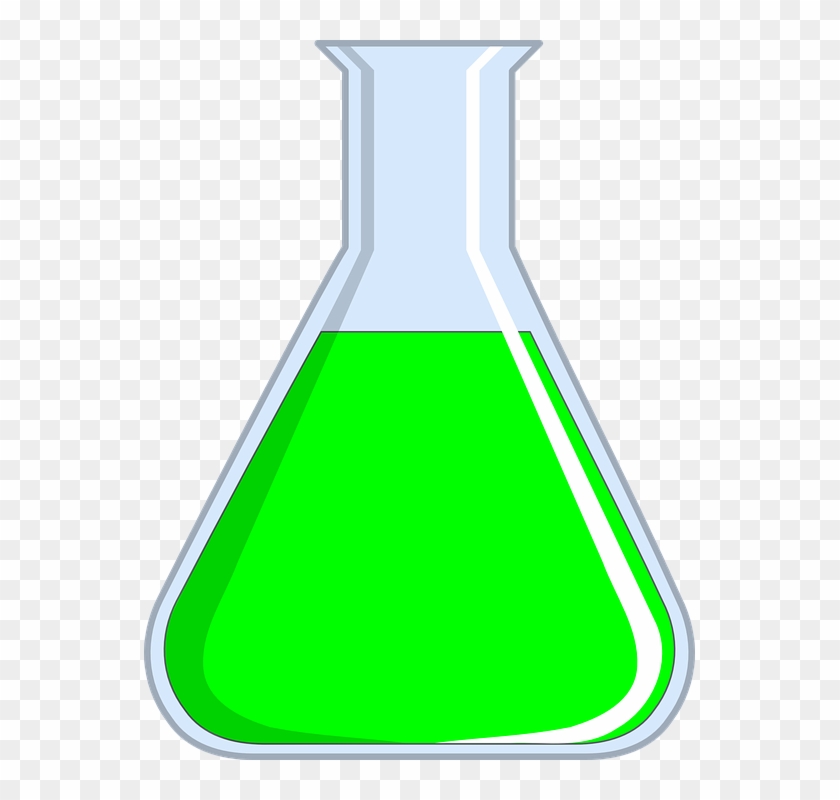 Erlenmeyer Flask Green Chemistry Free Vector Graphic - Chemistry Clip Art Png Transparent Png