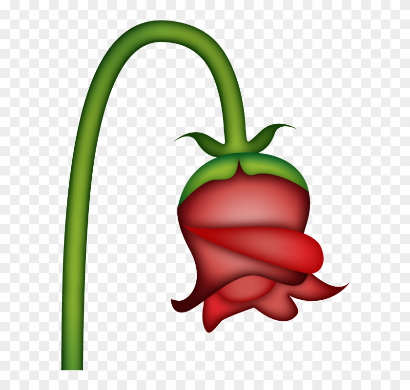 Wilted Flower Emoji Png Flowers Healthy - Wilted Flower Emoji Png Clipart #403403