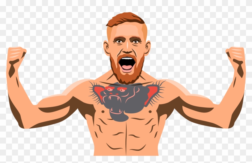 Conor Socio Ufc - Drawing Conor Mcgregor Cartoon Clipart