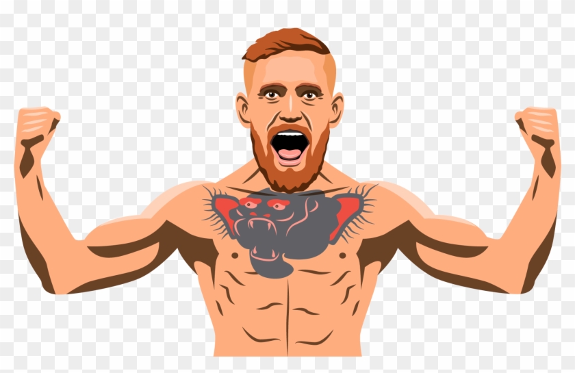 Conor Socio Ufc - Drawing Conor Mcgregor Cartoon Clipart #403495