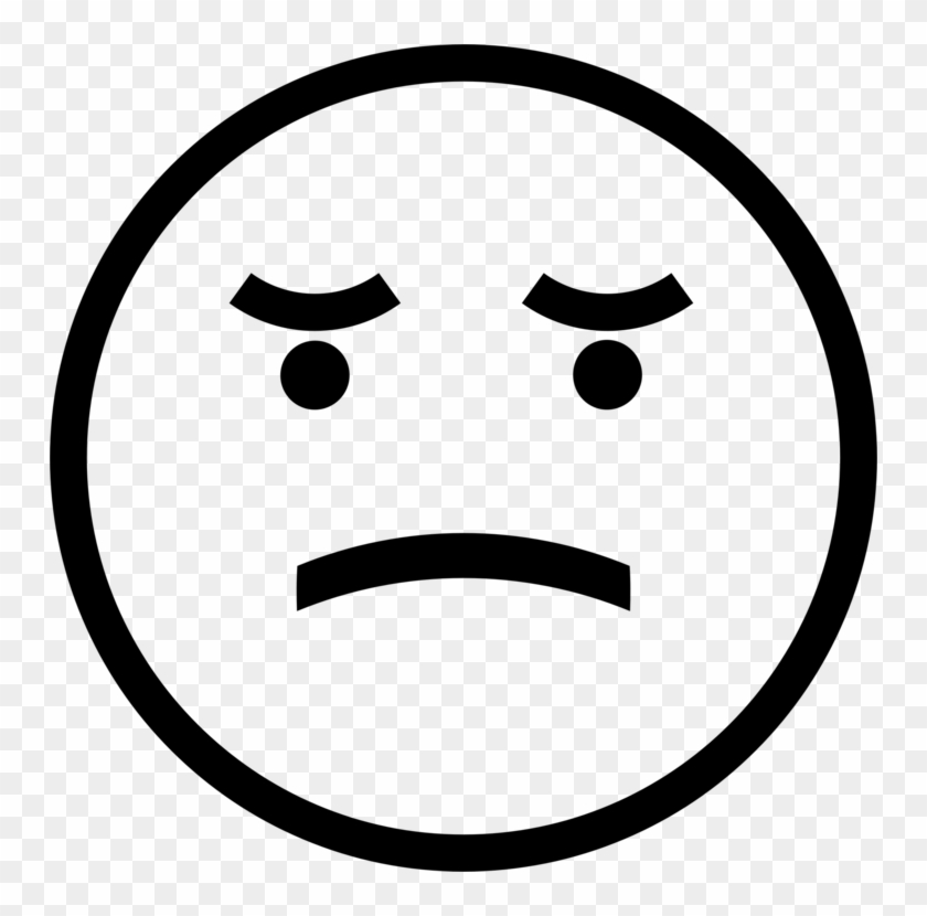 Smiley Emoticon Sadness Face Drawing - Stick Figure Head Png Clipart #403600