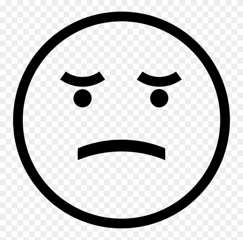 Smiley Emoticon Sadness Face Drawing - Stick Figure Head Png Clipart