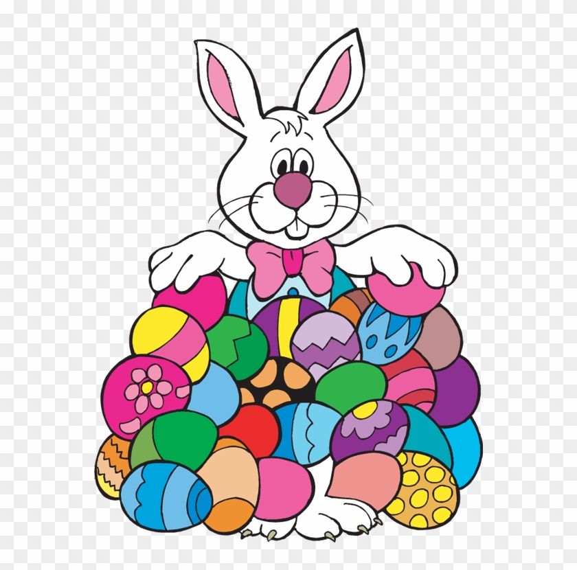 Easter Basket Bunny Clipart Png - Easter Egg And Easter Bunny Transparent Png #403718