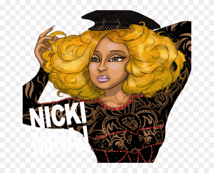 Nicki Minaj Clipart Minaj Cartoon - Illustration - Png Download