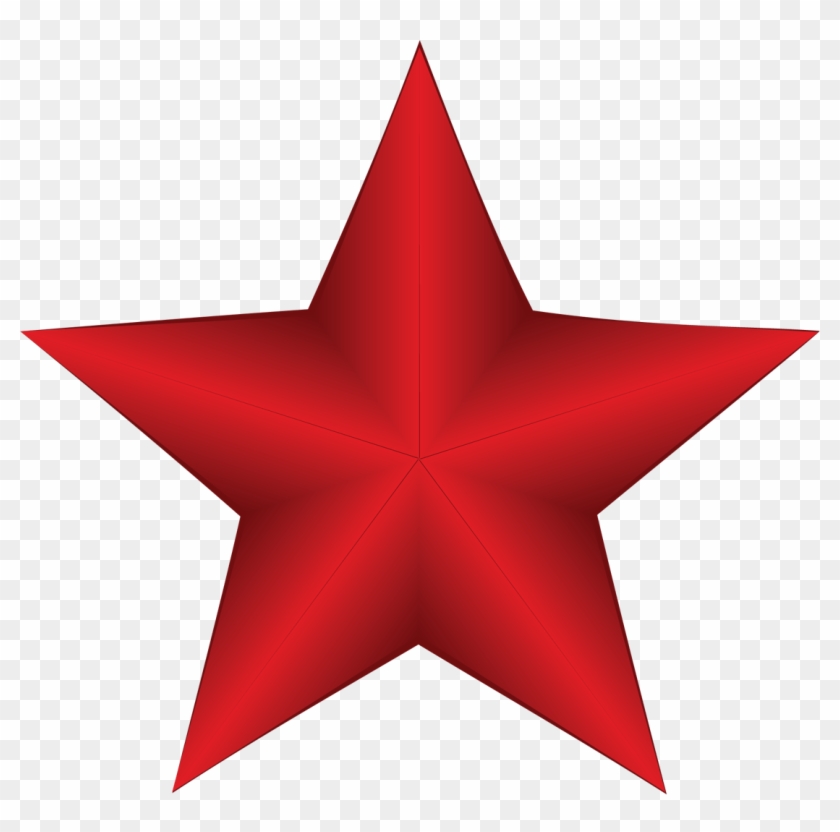 Red Star Png - Red Star Transparent Background Clipart