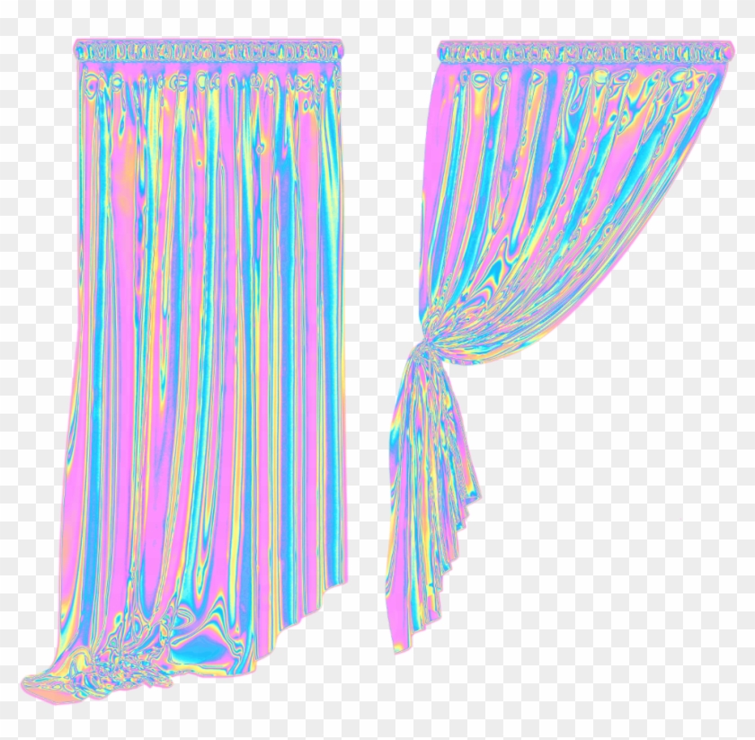 Sheer Curtains Colorful Holo Holographic Freetoedit - Pattern Clipart #404004