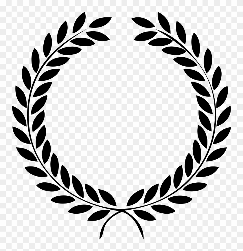 Leaf Clipart Monogram - Vector Floral Laurel Png Transparent Png