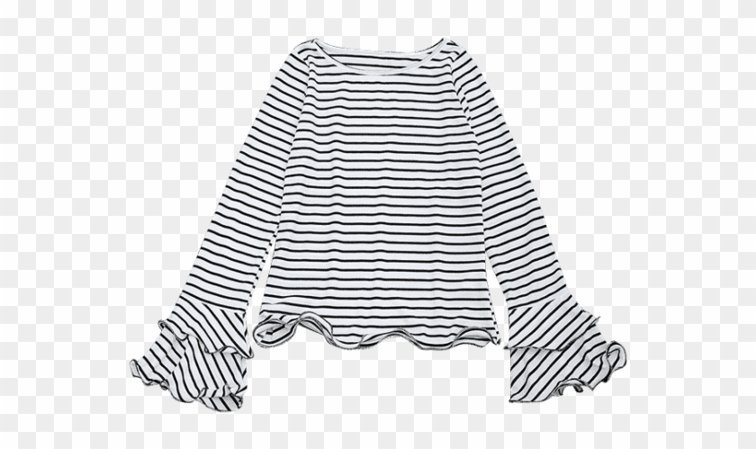 Banner Black And White Drawing Sleeves Flare Sleeve - Pattern Clipart