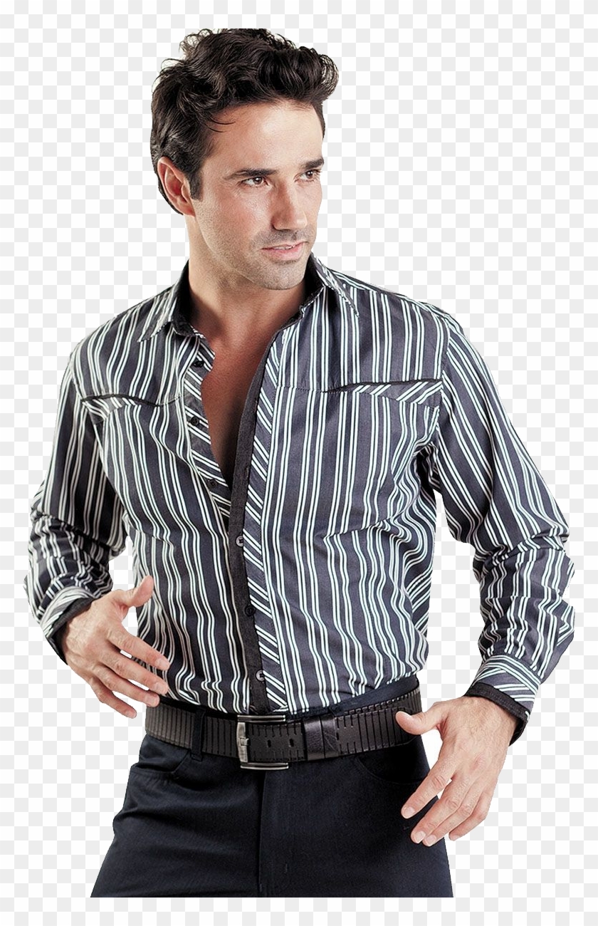 Dress Shirt Png Image - Png Man And Shirt Clipart #404525