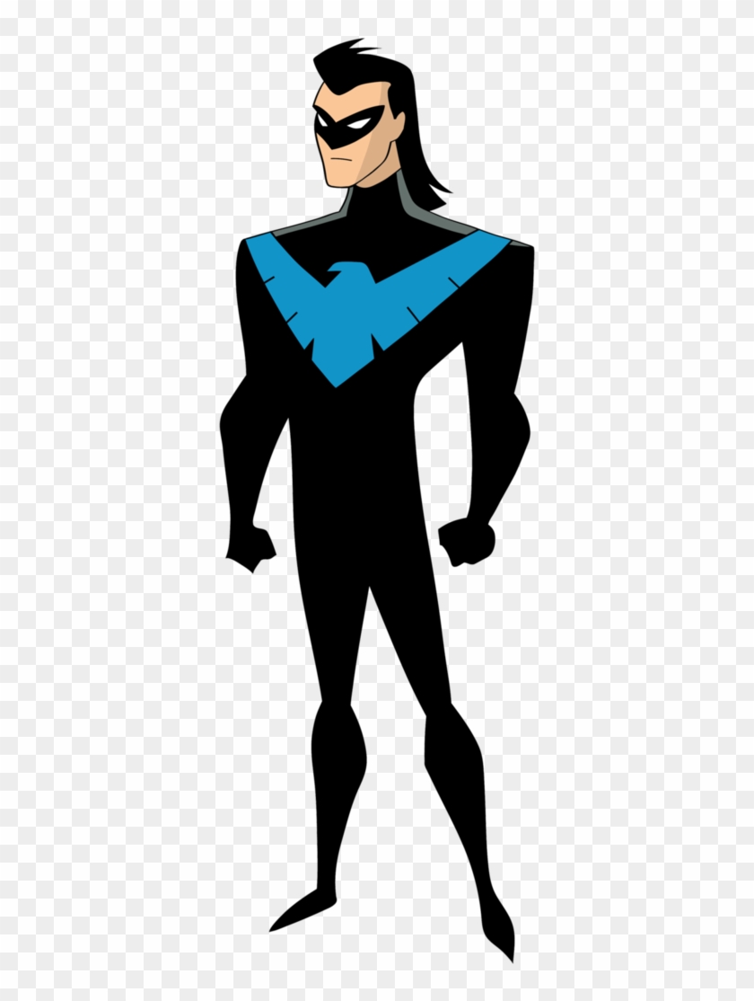 Nightwing Clipart Original - New Batman Adventures Nightwing - Png Download