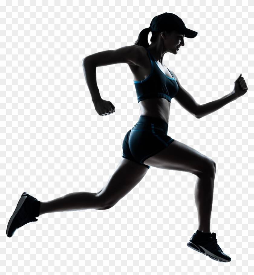 Girl Running No Background Clipart #404629