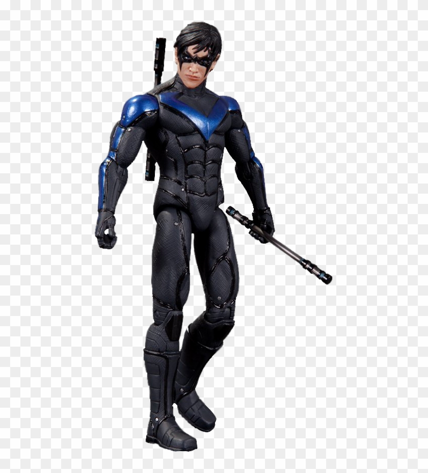 This Arkham Knight Action Figure Isn't Too Far Off - Batman Arkham City Nightwing Figure Clipart