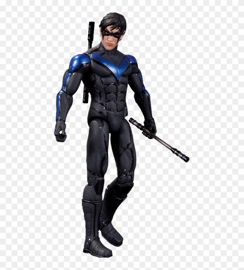 This Arkham Knight Action Figure Isn't Too Far Off - Batman Arkham City Nightwing Figure Clipart #404658