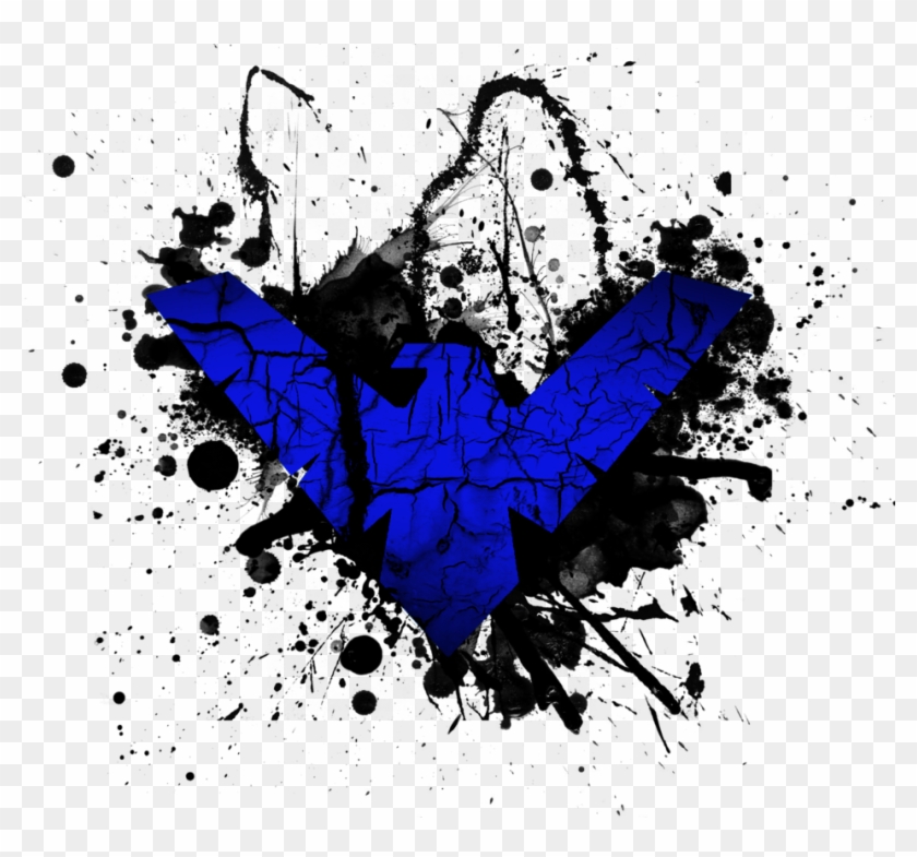 Nightwing - - Nightwing Blue Symbol Clipart #404691