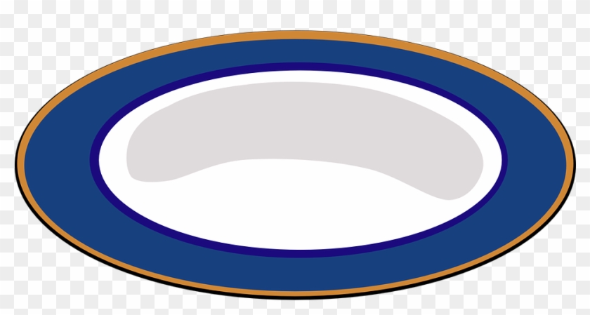 Dinner Plate Clipart Empty - Circle - Png Download