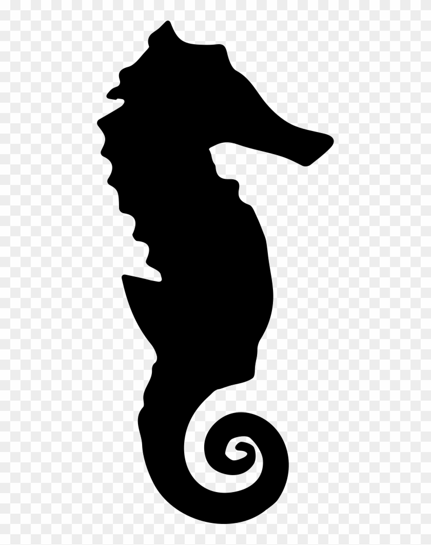 462 X 981 2 - Seahorse Silhouette Clipart #405317