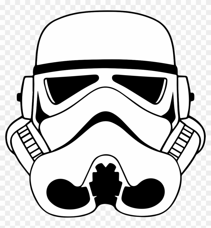 File - Stormtrooperhelmeticon - Svg - Stormtrooper Mask Clipart #405356