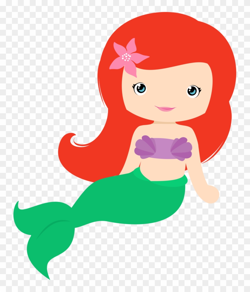 Starfish Clipart Ariel - Little Mermaid Baby Png Transparent Png