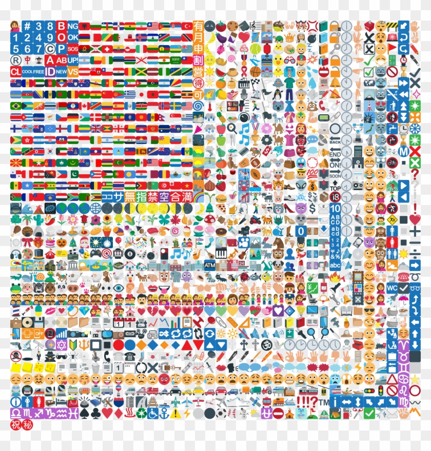 Clip Art Transparent Library Index Of Images Emoji - Emojione Sprites Png #405877