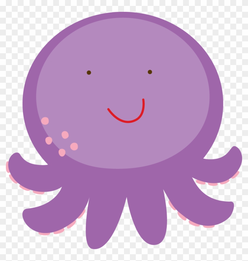 Zwd Octopus Png - Personagens Fundo Do Mar Clipart #405933