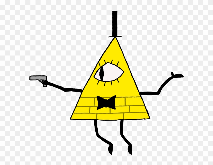 Bill But With A Gun - Bill Cipher Gun Clipart