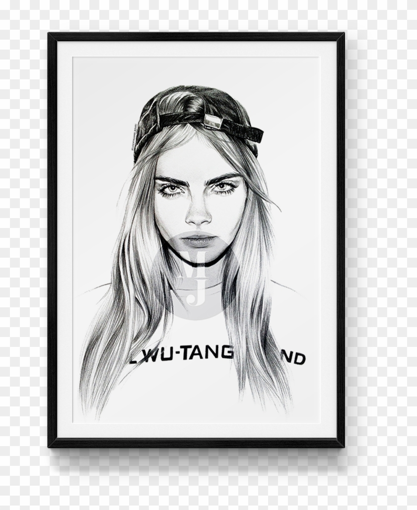 Cara Delevingne - Paper Towns Margo Drawing Clipart
