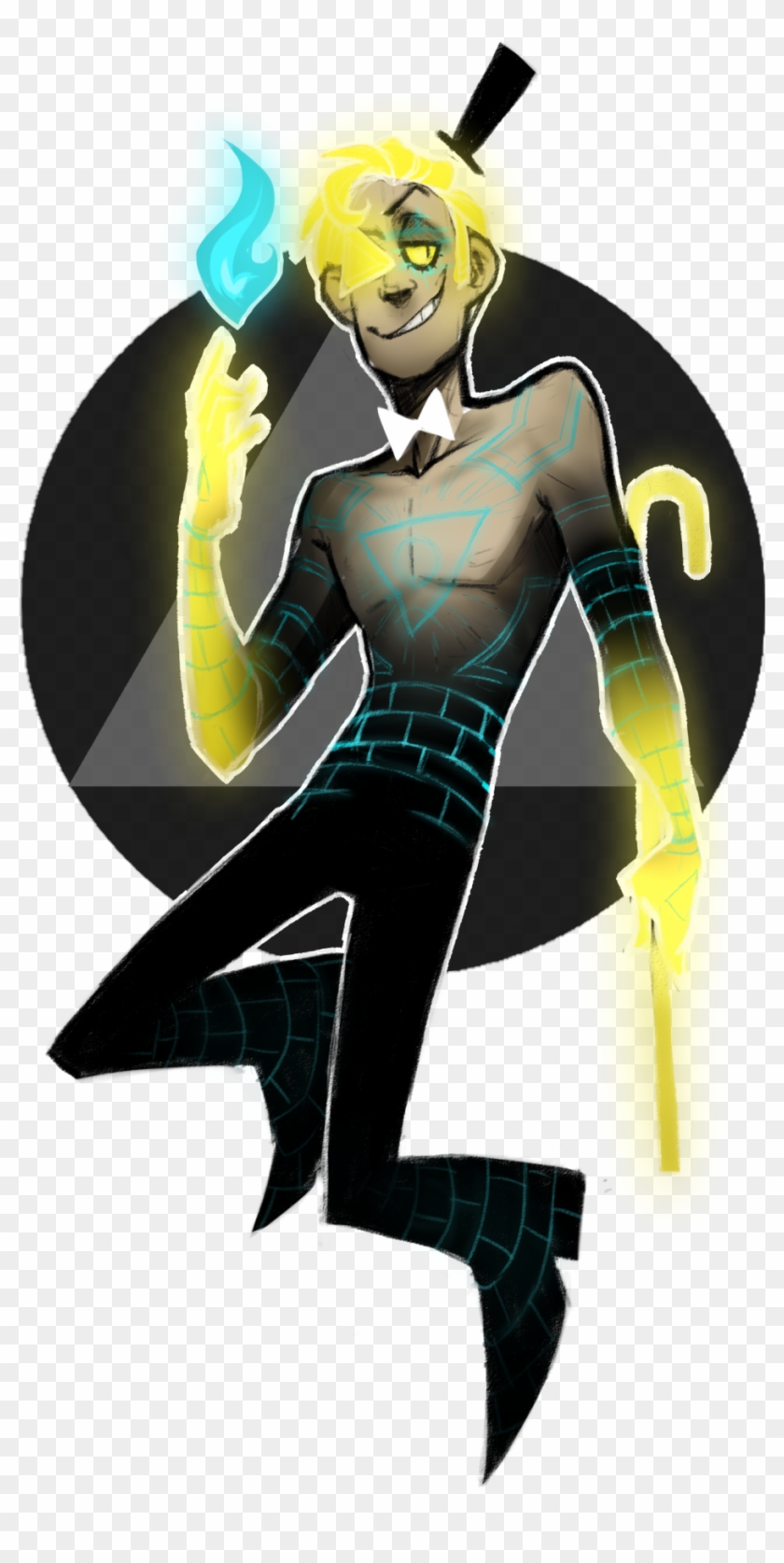 Wanted To Draw Bill Looking More Demonic In His Human - Gravity Falls Bill New Form Clipart